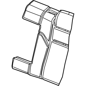 1MP001DVAA Mopar Rear Seat Back Cover Illustration 1 of 1