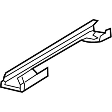 Mopar 1ZW06DX9AC Seat Track Cover 1ZW06DX9AC Mopar Seat Track Cover Illustration 1 of 1