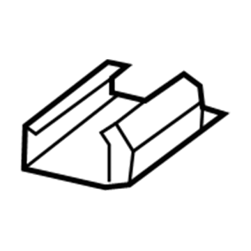 Mopar 1ZW09DX9AC Seat Track Cover 1ZW09DX9AC Mopar Seat Track Cover Illustration 1 of 1