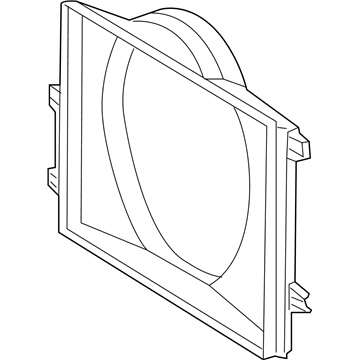 2004 Dodge Sprinter 2500 Fan Shroud - 5104130AA