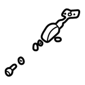 Mopar 55135041AB Latch-Vent Window 55135041AB Mopar Latch-Vent Window Illustration 1 of 1