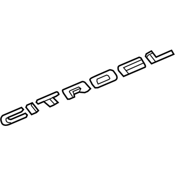 68298743AA Mopar NAMEPLATE-Front Door Illustration 1 of 1