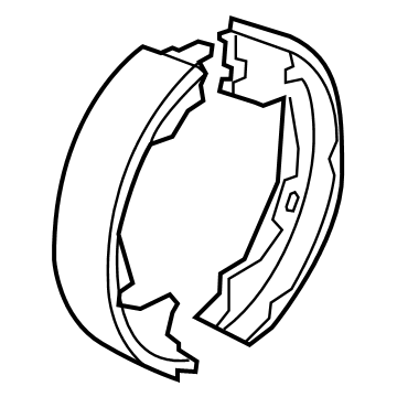 2008 Dodge Ram 4500 Parking Brake Shoe - 68026376AA