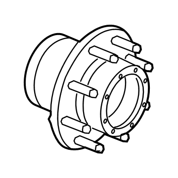 2025 Ram 3500 Wheel Stud - 6514074AA
