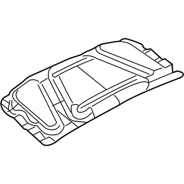 68184696AC Mopar Pad-Hood Illustration 1 of 1