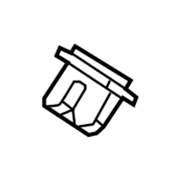 68217007AB Mopar Cover-Deck Lid Latch Illustration 1 of 1