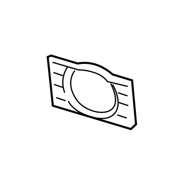 68245345AD Mopar Adaptive Cruise Control Bezel Illustration 1 of 1