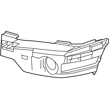 Mopar 55077564AG Support-Front Fascia 55077564AG Mopar Support-Front Fascia Illustration 1 of 1