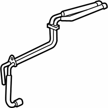 Mopar 55056184AD Heater Supply And Return Hose 55056184AD Mopar Heater Supply And Return Hose Illustration 1 of 1