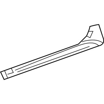 WW98TZZAC Mopar Side Sill Molding Illustration 1 of 1