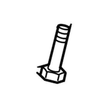 6505699AA Mopar Hexagon Head Bolt Illustration 1 of 1