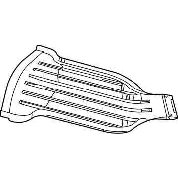 68087807AC Mopar Belly Pan-Rear Illustration 1 of 1