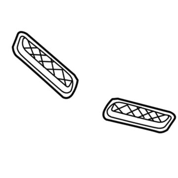 68324990AA Mopar Hood Bezel Illustration 1 of 1