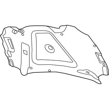 68160263AC Mopar Hood Silencer Illustration 1 of 1