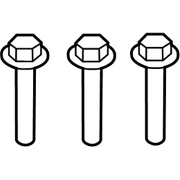 6511690AA Mopar 6 Lobe External Head Bolt Illustration 1 of 1