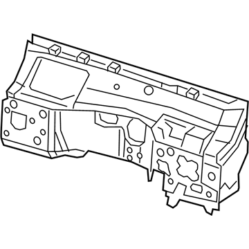68527563AB Mopar Dash Panel Silencer Illustration 1 of 1