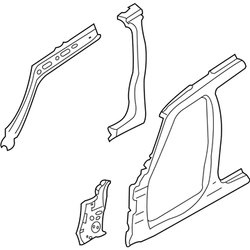 5170007AD Mopar Body Side Aperture Front Panel Illustration 1 of 1