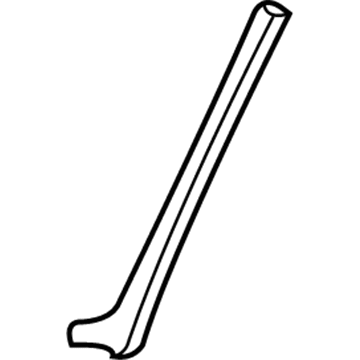 55360688AC Mopar Molding A Pillar Illustration 1 of 1