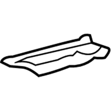 55360196AE Mopar Shield-B Pillar Illustration 1 of 1