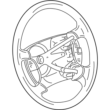 Chrysler Aspen Steering Wheel - 1GK181DBAA