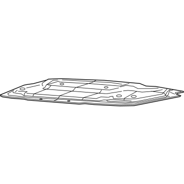 68548388AB Mopar SILENCER-HOOD Illustration 1 of 1