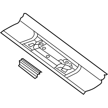 5097470AA Mopar Windshield Frame Illustration 1 of 1