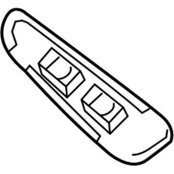 1JW94XDHAA Mopar Power Window/Door Lock Switch Bezel Illustration 1 of 1