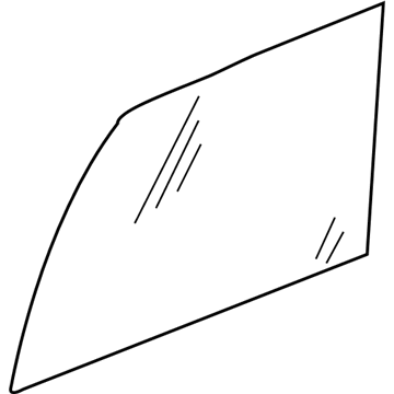55256408AC Mopar Glass-Rear Door Illustration 1 of 1