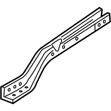 5017557AD Mopar Rear Floor Pan Side Rail Illustration 1 of 1