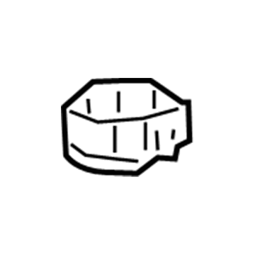 68012824AA Mopar Duct Illustration 1 of 1