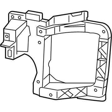 68227484AA Mopar Bracket-HEADLAMP Mounting Illustration 1 of 1