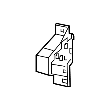 68144540AB Mopar Bracket-Cooling Module Illustration 1 of 1