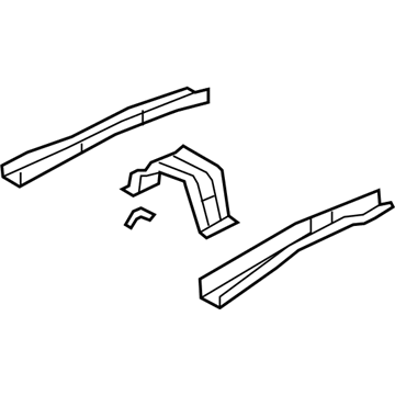 5155111AF Mopar Rail-Front Floor Pan Illustration 1 of 1