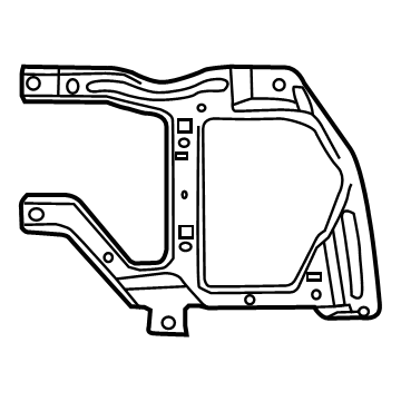 68232454AA Mopar Bumper Bracket Illustration 1 of 1