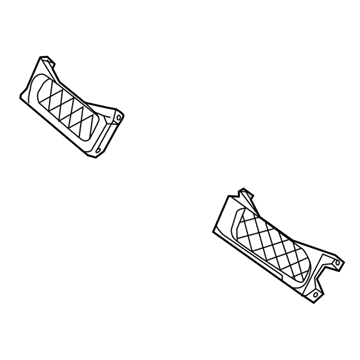 68196984AA Mopar Bezel-Bumper Illustration 1 of 1