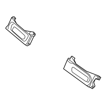 68196982AA Mopar Bezel-Tow Hook Illustration 1 of 1