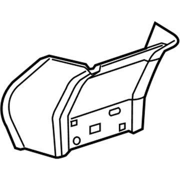 Mopar 53013915AA Heat Shield 53013915AA Mopar Heat Shield Illustration 1 of 1