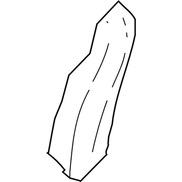 YK511DVAA Mopar Rear Seat Back Illustration 1 of 1