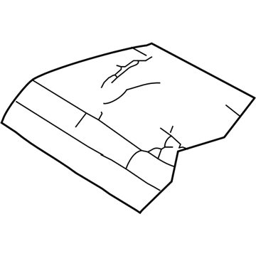 XV591L5AA Mopar Rear Seat Cushion Cover Illustration 1 of 1