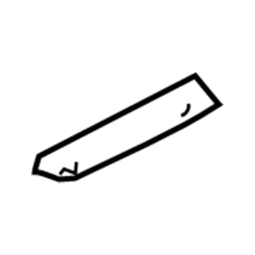 Mopar 5080780AA Latch Seat 5080780AA Mopar Latch Seat Illustration 1 of 1