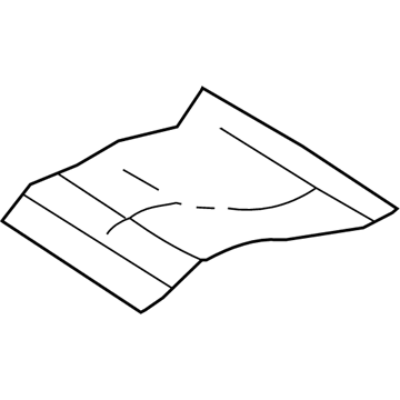 Mopar XV541DVAA Rear Seat Cushion Cover XV541DVAA Mopar Rear Seat Cushion Cover Illustration 1 of 1