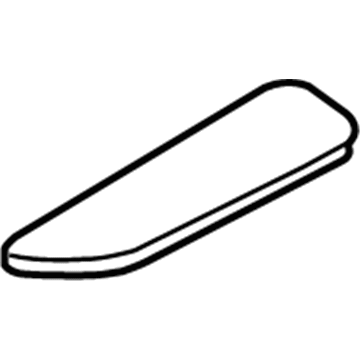 TR32BWAAB Mopar Handle Cover Illustration 1 of 1