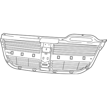 Dodge Journey Grille - 1BG84SZ0AE
