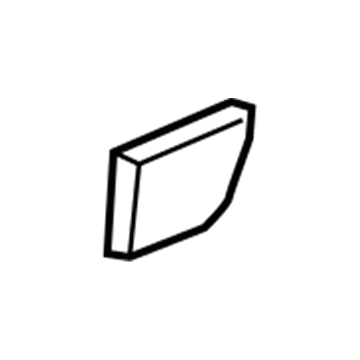 1RJ87DX9AC Mopar Release Handle Bezel Cover Illustration 1 of 1