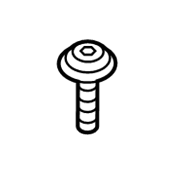 Mopar 6509602AA Screw 6509602AA Mopar Screw Illustration 1 of 1