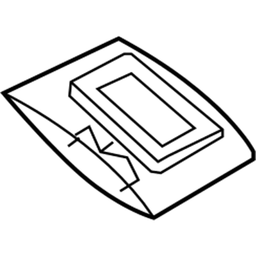 55364761AC Mopar Kit-License Plate Illustration 1 of 1