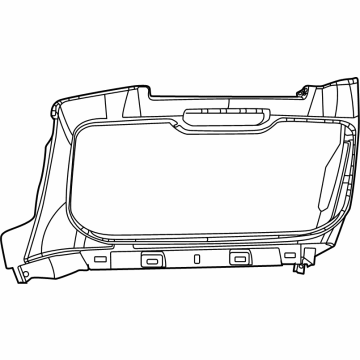 6MD58ZDMAD Mopar CLOSE OUT-INSTRUMENT PANEL Illustration 1 of 1
