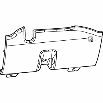 7HW28LC5AA Mopar INSTRUMEN-STEERING COLUMN OPENING Illustration 1 of 1