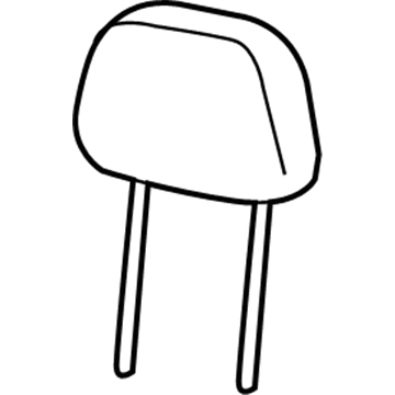 5YW04PXRAA Mopar Front Headrest Illustration 1 of 1