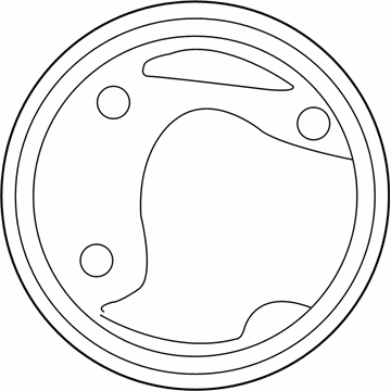 Mopar 50010189AA Fog Lamp Bezel 50010189AA Mopar Fog Lamp Bezel Illustration 1 of 1